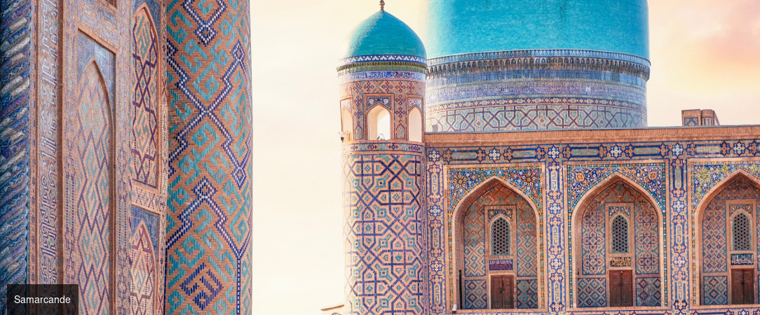 Sur la Route de la Soie, entre cités légendaires et déserts d’or - Circuit individuel de 6 à 8 nuits à la découverte des joyaux de l’Ouzbékistan, de Khiva à Samarcande, avec trajets en train, transferts inclus et immersion au cœur des grandes civilisations d’Orient. - Ouzbékistan : Khiva, Boukhara & Samarcande