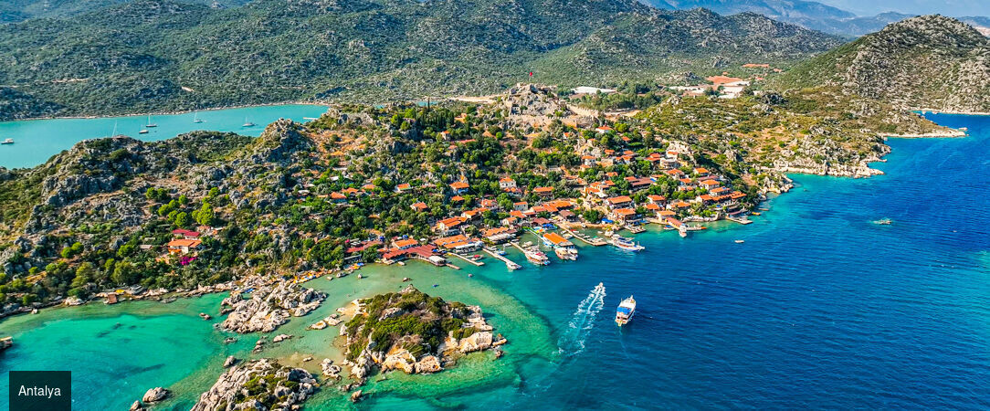 Croisière en goélette le long de la côte Lycienne turque - Croisière de 7 nuits le long des côtes turquoise de la Turquie, entre cités antiques et criques secrètes, au fil des eaux limpides de Méditerranée. - Turquie : de Kemer à Kekova