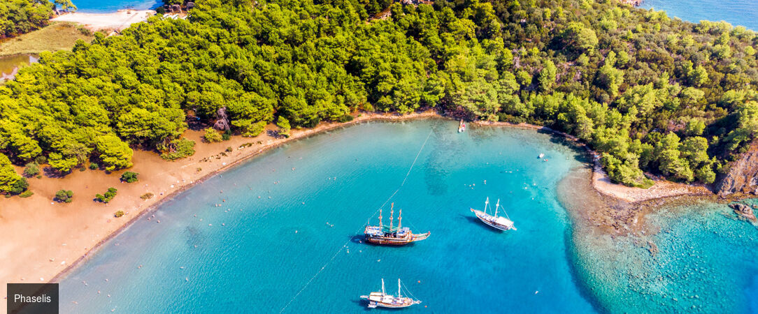 Croisière en goélette le long de la côte Lycienne turque - Croisière de 7 nuits le long des côtes turquoise de la Turquie, entre cités antiques et criques secrètes, au fil des eaux limpides de Méditerranée. - Turquie : de Kemer à Kekova