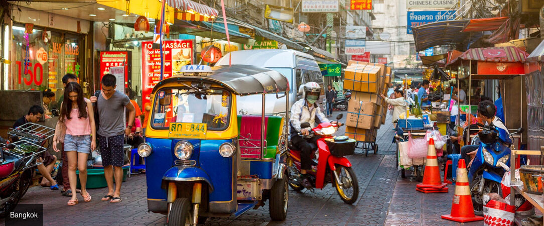 Échappée thaïlandaise entre frénésie urbaine et rivages idylliques - Combiné bonheur en Thaïlande : de 8 à 12 nuits dans le luxe entre Bangkok et Phuket. - Thaïlande : Bangkok & Phuket