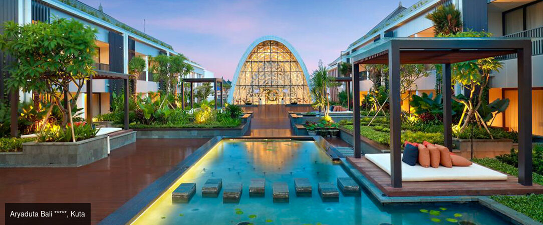 Toute la douceur de Bali en 3 étapes - Combiné de 7, 9, 10, 12, 14, 16 ou 18 nuits, luxe et confort dans la nature magnifique de Bali, entre Kuta, Ubud et Sukawati. - Bali : Kuta, Ubud & Sukawati