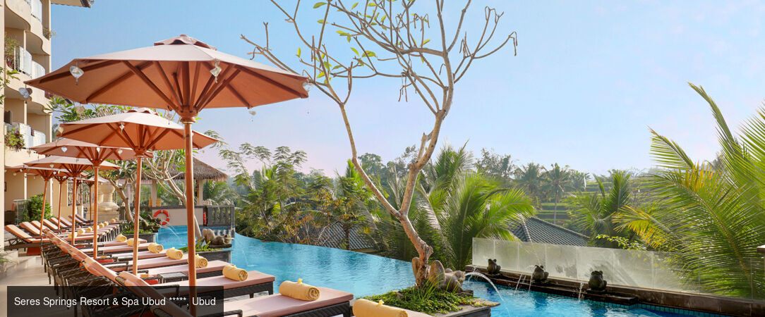 Toute la douceur de Bali en 3 étapes - Combiné de 7, 9, 10, 12, 14, 16 ou 18 nuits, luxe et confort dans la nature magnifique de Bali, entre Kuta, Ubud et Sukawati. - Bali : Kuta, Ubud & Sukawati