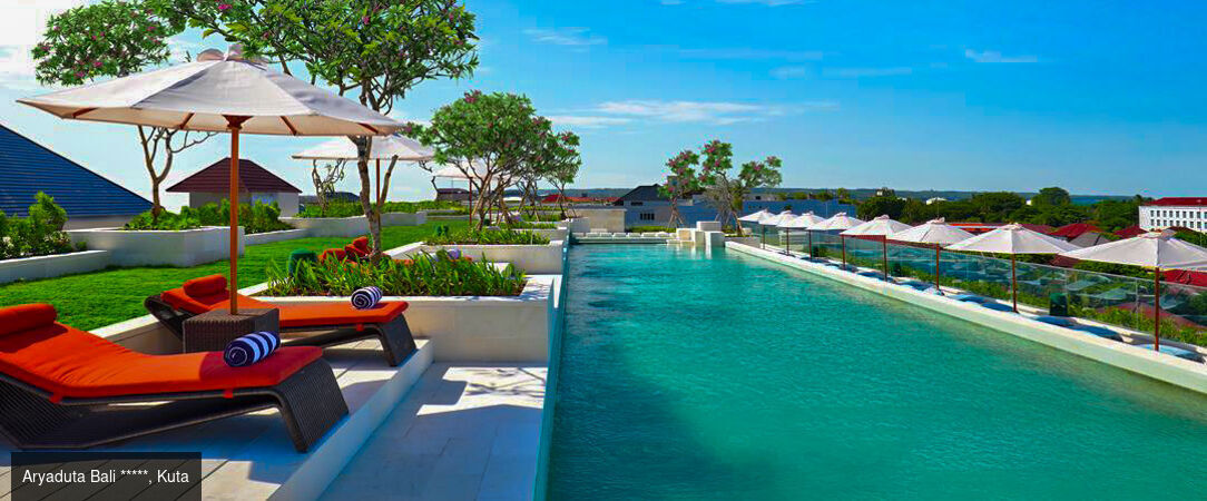 Toute la douceur de Bali en 3 étapes - Combiné de 7, 9, 10, 12, 14, 16 ou 18 nuits, luxe et confort dans la nature magnifique de Bali, entre Kuta, Ubud et Sukawati. - Bali : Kuta, Ubud & Sukawati