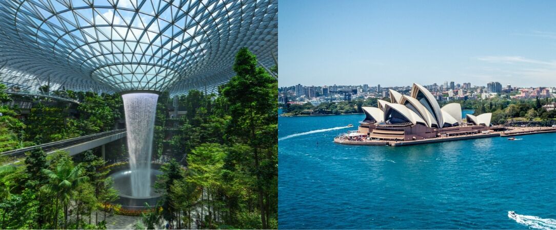 Modernité de Singapour et horizons d'Australie - Circuit de 14 jours entre la modernité étincelante de Singapour et les merveilles naturelles de l’Australie, de Sydney à la Grande Barrière de Corail. - Singapour & Australie