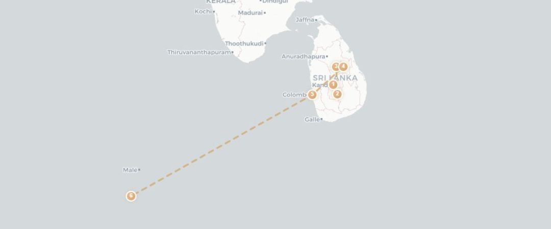 Trésors du Sri Lanka & détente aux Maldives - Circuit privatif de 10 à 17 nuits entre les trésors culturels du Sri Lanka et les bonheurs balnéaires des Maldives. - Sri Lanka & Maldives