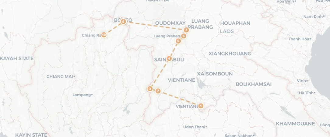 Croisière les splendeurs du Laos Rivages du Monde - 14 jours avec Rivages du Monde dans les  splendeurs du Laos et du Triangle d’or. - Laos & Thaïlande