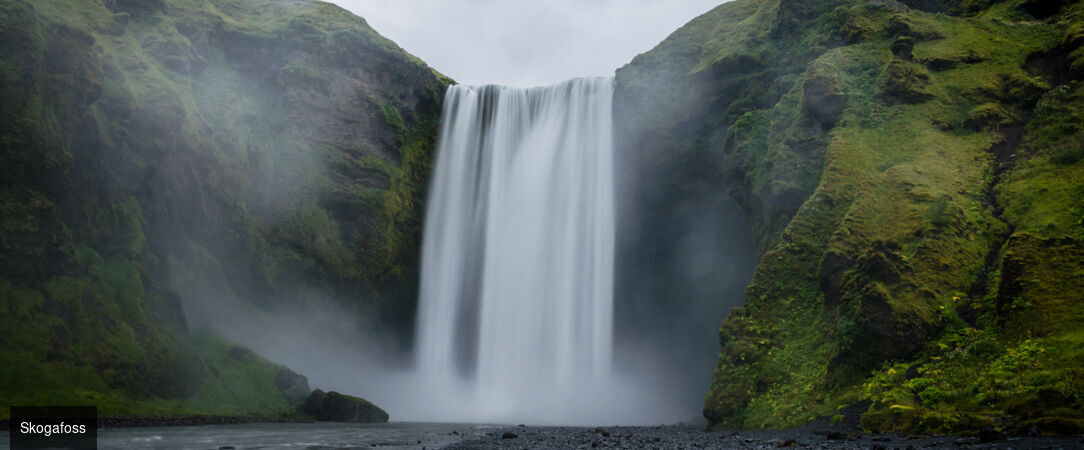 Magie boréale en terres islandaises - Circuit accompagné de 8 jours à la découverte des cascades, glaciers et geysers de l’Islande, avec nuits dédiées à l’observation des aurores boréales. - Islande : Côte Sud & Reykjavik