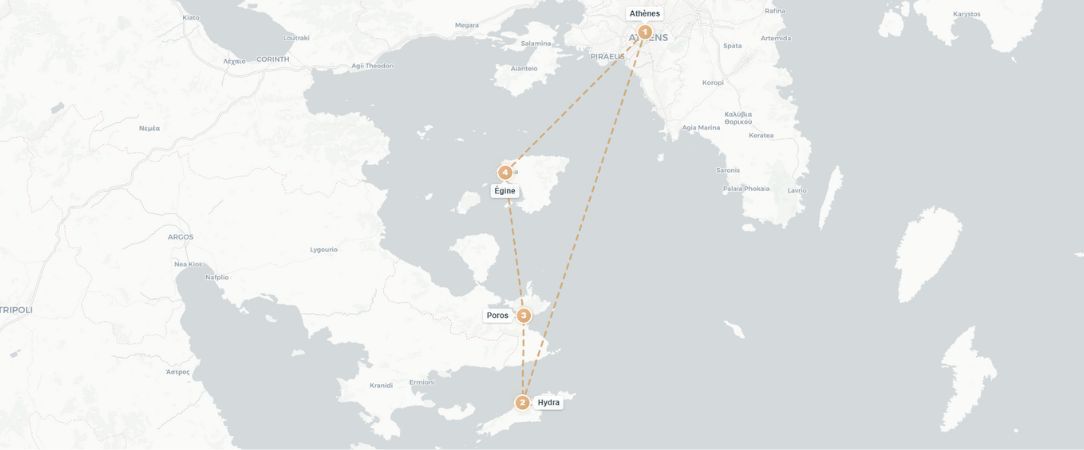 Escapade entre Athènes et les îles grecques - Circuit de 5, 7 ou 10 jours entre effervescence athénienne, trésors antiques et croisière dans le golfe Saronique à la découverte d’Hydra, Poros et Égine. - Grèce : Athènes, Hydra, Poros & Égine