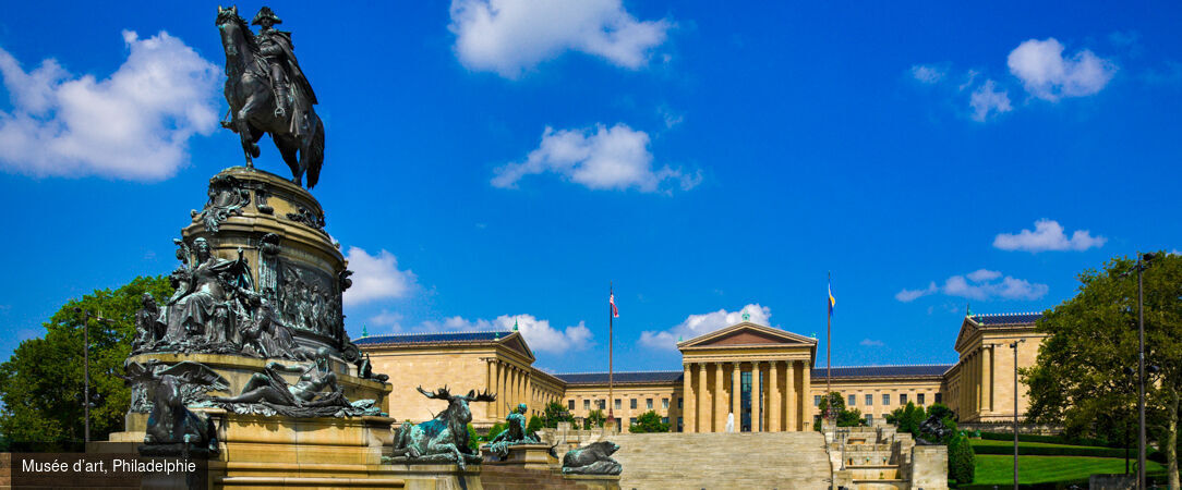 Cap sur l'Est Américain en train - Circuit de 10 jours en train à travers quatre villes légendaires de la côte Est américaine, entre histoire, culture et énergie urbaine. - États-Unis : Washington, Philadelphie, New York & Boston