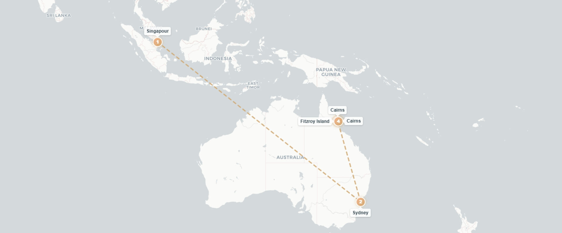 Modernité de Singapour et horizons d'Australie -  - Singapour & Australie : Singapour, Sydney & Cairns