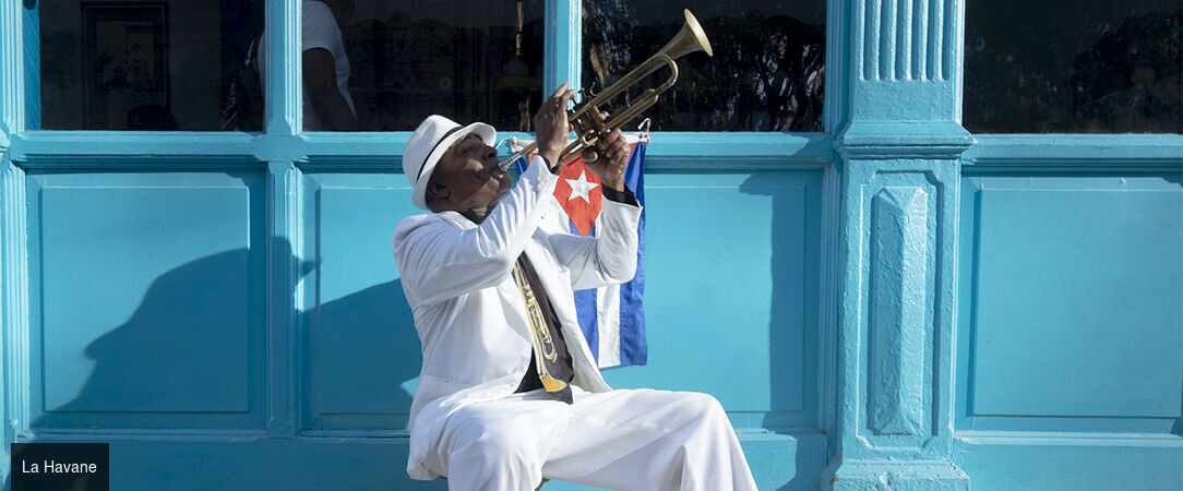 De la magie de La Havane aux perles des Caraïbes en hôtels Adults only - Un combiné magnifique de 7 à 14 nuits, entre effervescence colorée de La Havane et douceur envoûtante des plages de Cayo Santa María. - Cuba : La Havane & Cayo Santa María