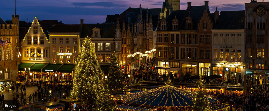 Flandre – Croisière enchantée de Noël - Croisière de 3 nuits dans les Flandres belges, entre Bruges et Gand, au fil des canaux et des marchés de Noël illuminés. - Belgique : Bruges et Gand