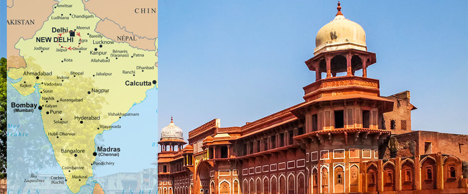 Circuit privatif en Inde du Nord - Le Triangle d'Or - Fabuleux séjour de 6 jours au cœur du Rajasthan. - Inde