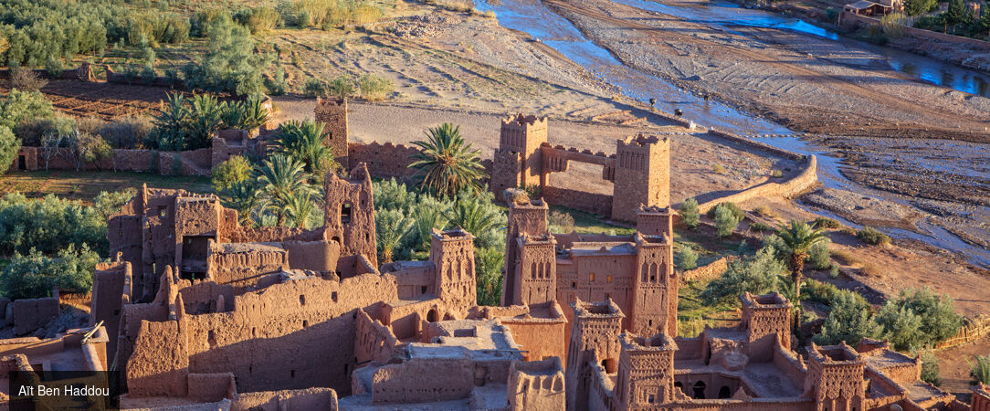 Escapade marocaine, de Marrakech au Sahara - Circuit privatif de 7 nuits, de Marrakech aux dunes dorées de Merzouga, entre kasbahs, vallées, palmeraies et nuit sous les étoiles. - Maroc : Marrakech, Ouarzazate & Sahara