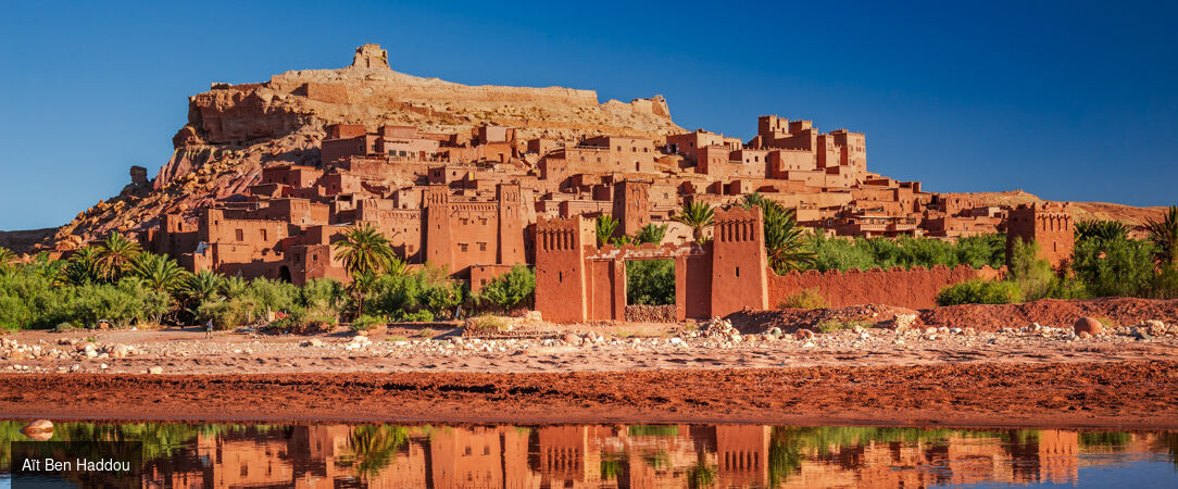 Escapade marocaine, de Marrakech au Sahara - Circuit privatif de 7 nuits, de Marrakech aux dunes dorées de Merzouga, entre kasbahs, vallées, palmeraies et nuit sous les étoiles. - Maroc : Marrakech, Ouarzazate & Sahara