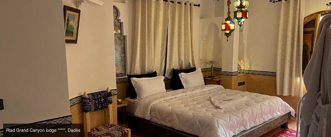 Escapade marocaine, de Marrakech au Sahara - Circuit privatif de 7 nuits, de Marrakech aux dunes dorées de Merzouga, entre kasbahs, vallées, palmeraies et nuit sous les étoiles. - Maroc : Marrakech, Ouarzazate & Sahara