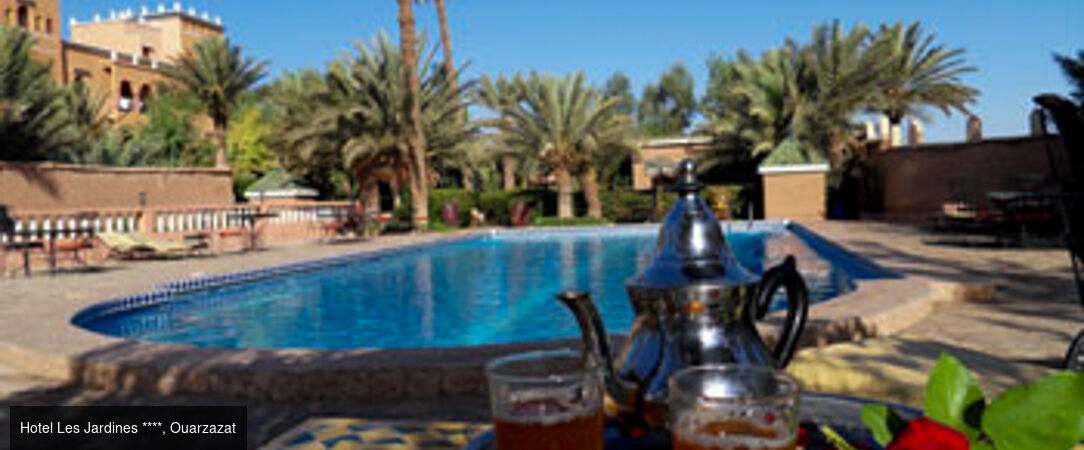 Escapade marocaine, de Marrakech au Sahara - Circuit privatif de 7 nuits, de Marrakech aux dunes dorées de Merzouga, entre kasbahs, vallées, palmeraies et nuit sous les étoiles. - Maroc : Marrakech, Ouarzazate & Sahara