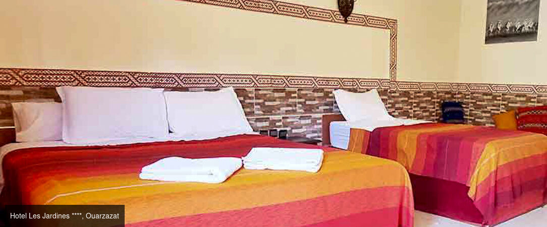 Escapade marocaine, de Marrakech au Sahara - Circuit privatif de 7 nuits, de Marrakech aux dunes dorées de Merzouga, entre kasbahs, vallées, palmeraies et nuit sous les étoiles. - Maroc : Marrakech, Ouarzazate & Sahara
