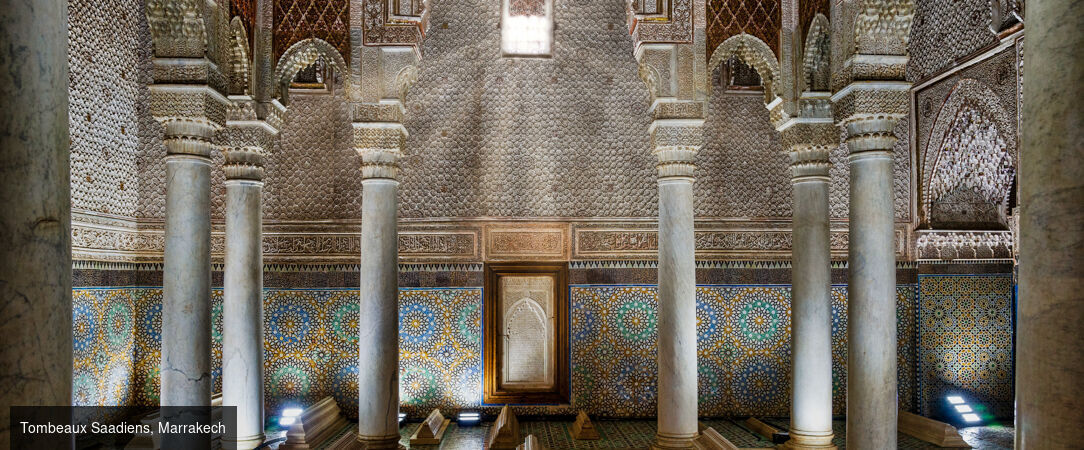 Escapade marocaine, de Marrakech au Sahara - Circuit privatif de 7 nuits, de Marrakech aux dunes dorées de Merzouga, entre kasbahs, vallées, palmeraies et nuit sous les étoiles. - Maroc : Marrakech, Ouarzazate & Sahara