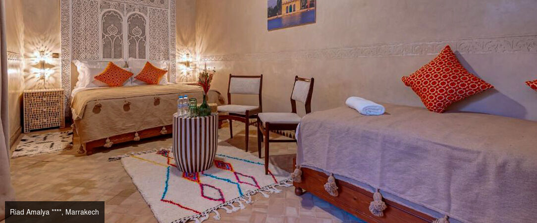 Escapade marocaine, de Marrakech au Sahara - Circuit privatif de 7 nuits, de Marrakech aux dunes dorées de Merzouga, entre kasbahs, vallées, palmeraies et nuit sous les étoiles. - Maroc : Marrakech, Ouarzazate & Sahara