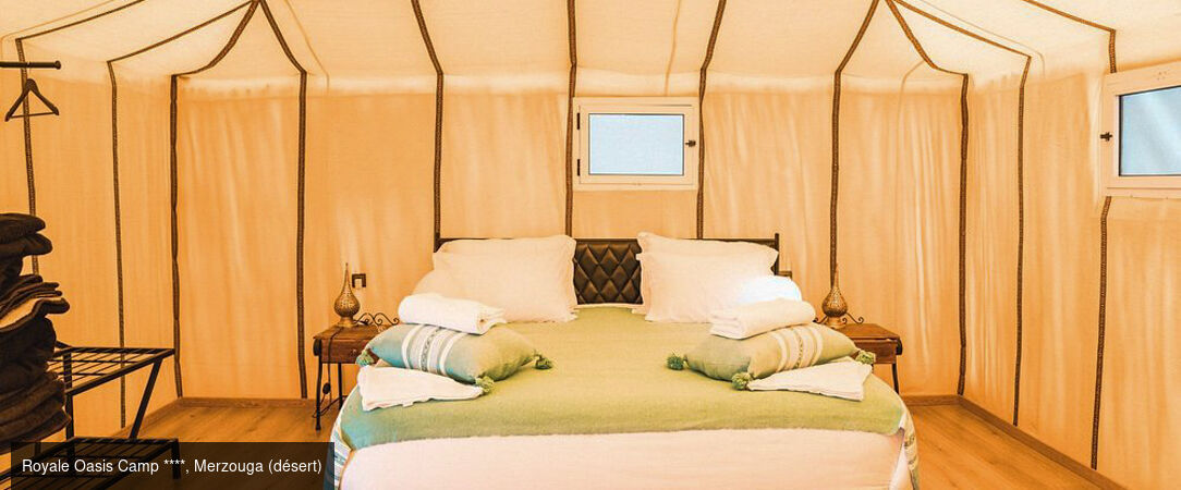 Escapade marocaine, de Marrakech au Sahara - Circuit privatif de 7 nuits, de Marrakech aux dunes dorées de Merzouga, entre kasbahs, vallées, palmeraies et nuit sous les étoiles. - Maroc : Marrakech, Ouarzazate & Sahara