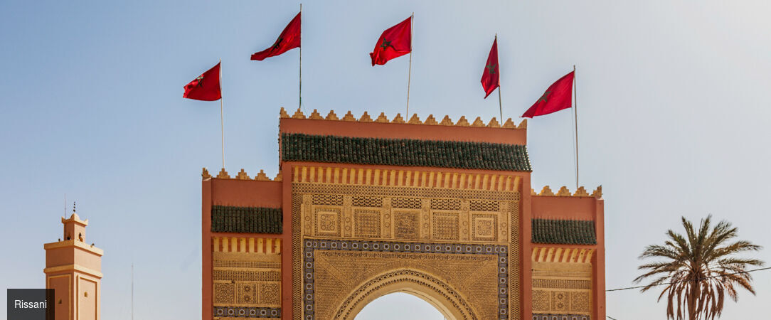 Escapade marocaine, de Marrakech au Sahara - Circuit privatif de 7 nuits, de Marrakech aux dunes dorées de Merzouga, entre kasbahs, vallées, palmeraies et nuit sous les étoiles. - Maroc : Marrakech, Ouarzazate & Sahara