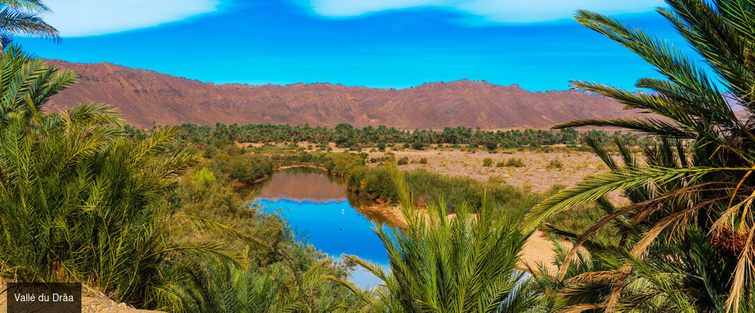 Escapade marocaine, de Marrakech au Sahara - Circuit privatif de 7 nuits, de Marrakech aux dunes dorées de Merzouga, entre kasbahs, vallées, palmeraies et nuit sous les étoiles. - Maroc : Marrakech, Ouarzazate & Sahara