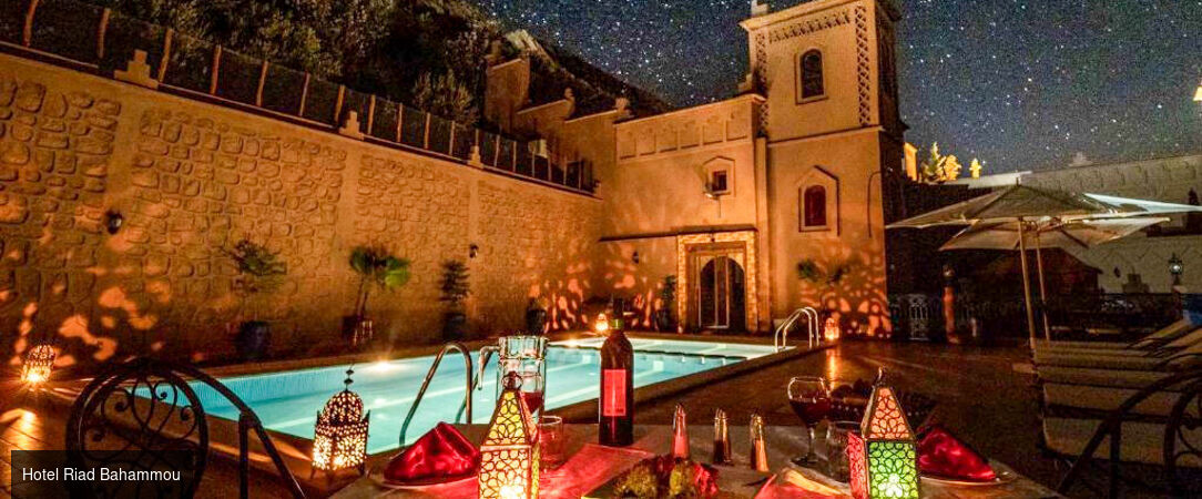 Escapade marocaine, de Marrakech au Sahara - Circuit privatif de 7 nuits, de Marrakech aux dunes dorées de Merzouga, entre kasbahs, vallées, palmeraies et nuit sous les étoiles. - Maroc : Marrakech, Ouarzazate & Sahara