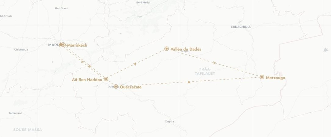 Escapade marocaine, de Marrakech au Sahara -  - Maroc : Marrakech, Ouarzazate & Sahara