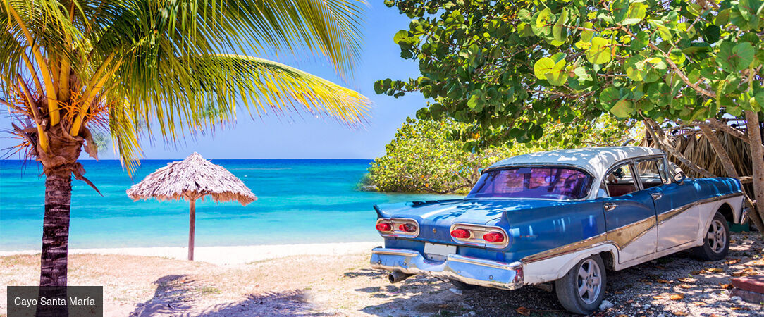 De la Havane à Cayo Santa María, entre charme et lagon - Un combiné de 7 à 14 nuits à la découverte du charme colonial de la Havane et des plages turquoise de Cayo Santa Maria, entre culture, douceur et farniente caribéen. - Cuba : La Havane & Cayo Santa María