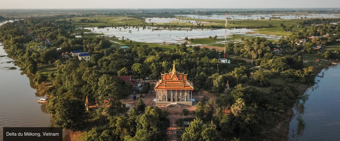 Du delta du Mékong aux temples d’Angkor - Croisière de 12 nuits de Hô Chi Minh-Ville à Siem Reap, entre villages flottants, pagodes, marchés animés et splendeurs khmères d’Angkor. - Vietnam & Cambodge
