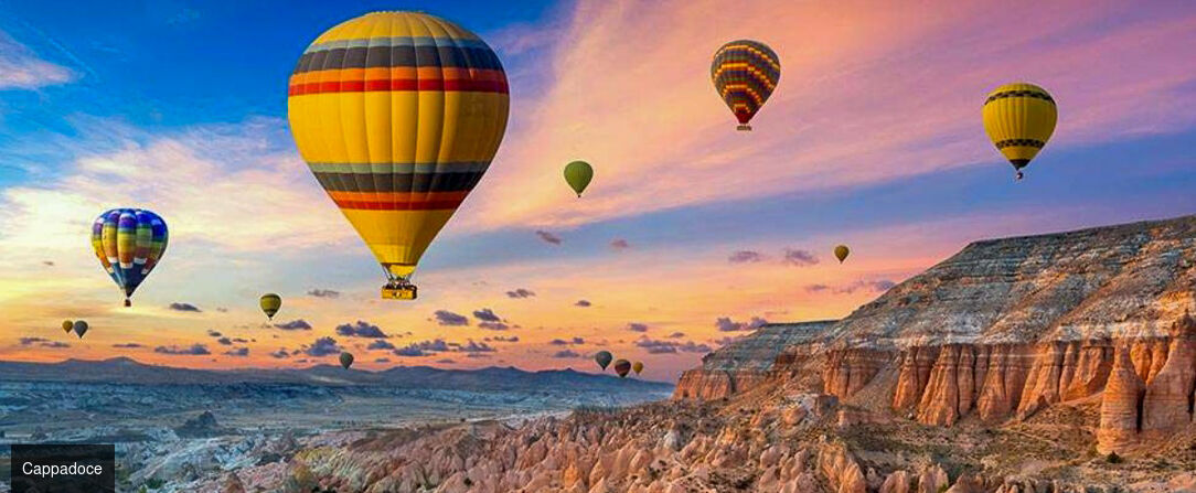 Échappée belle d'Istanbul à la Cappadoce - Circuit de 5 nuits, une échappée envoûtante en Turquie, des merveilles culturelles d’Istanbul aux beautés naturelles de Cappadoce. - Turquie