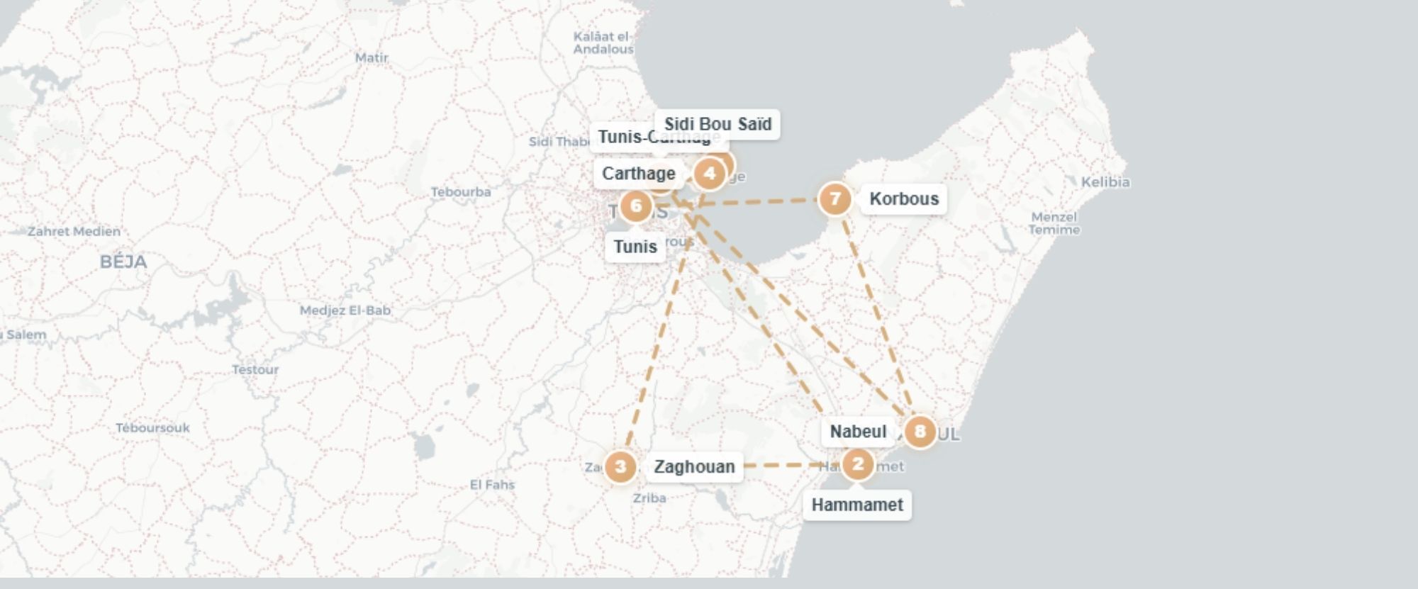 Tunisie Authentique & Terroirs du Sud -  - Tunisie : Hammamet, Zaghouan, Tunis