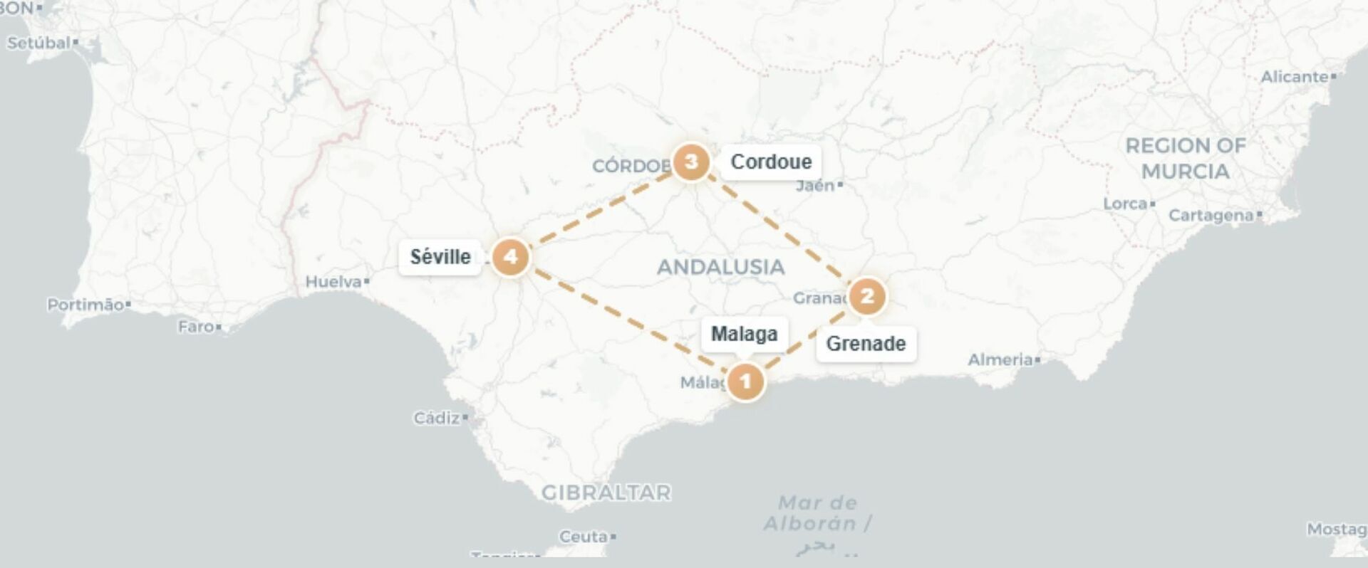 Palais et villages blancs sous le soleil d’Andalousie - Autotour de 5, 7 ou 10 nuits à la découverte des trésors andalous, de Malaga à Séville, entre héritage mauresque, culture vibrante et art de vivre méditerranéen. - Andalousie : de Malaga à Séville