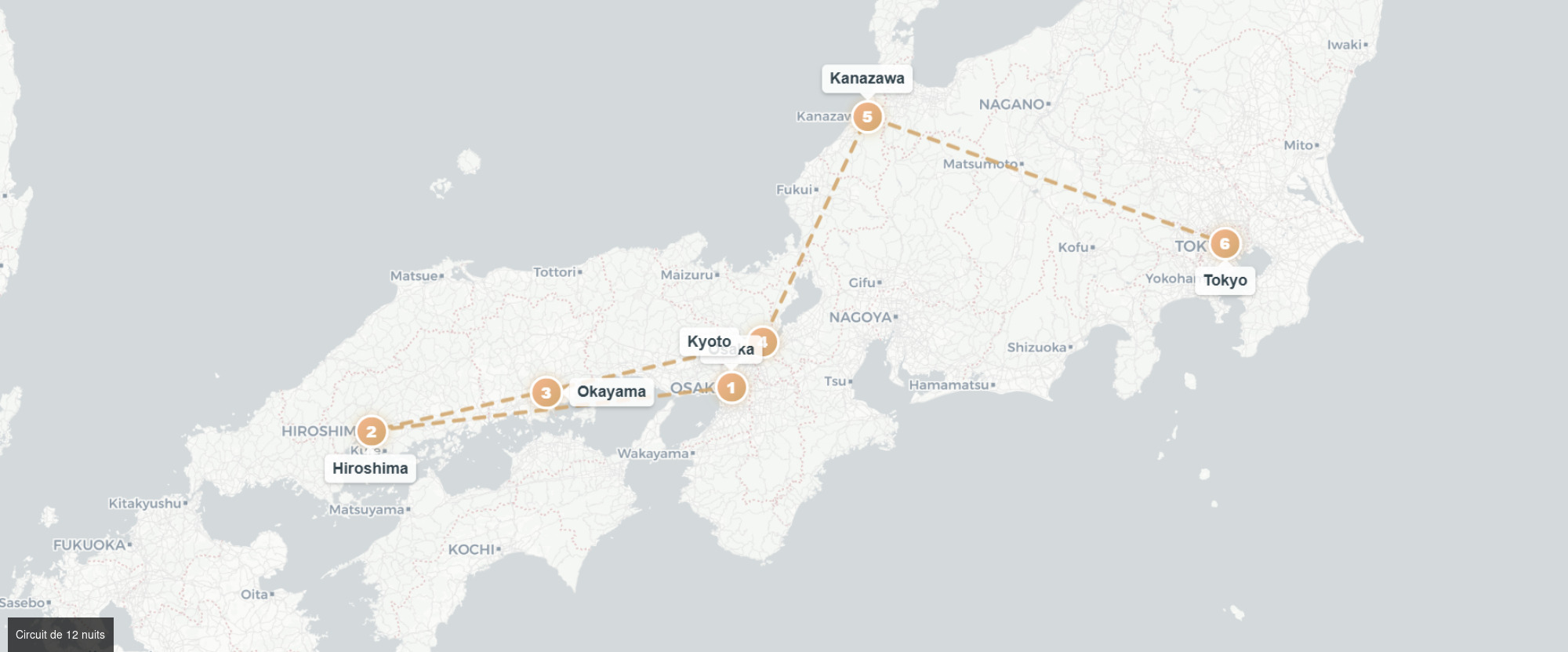 Circuit individuel : Le Japon sous toutes ses formes - Circuit individuel de 12, 14 ou 17 nuits, de la sereine Kyoto à la pétillante Tokyo, entre traditions, nature, modernité et spiritualité japonaise. - Japon : Osaka, Hiroshima & Tokyo