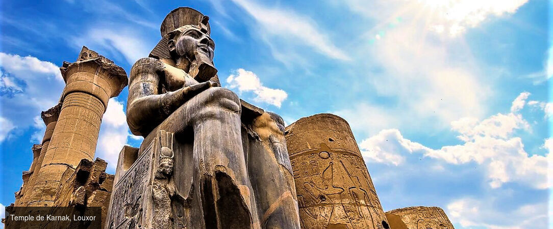 L'Égypte et la Mer Rouge - Circuit groupé de 11 nuits entre sites pharaoniques majeurs, croisière sur le Nil et séjour balnéaire en All Inclusive sur les plages de la mer Rouge. - Égypte : Le Caire, le Nil & Hurghada