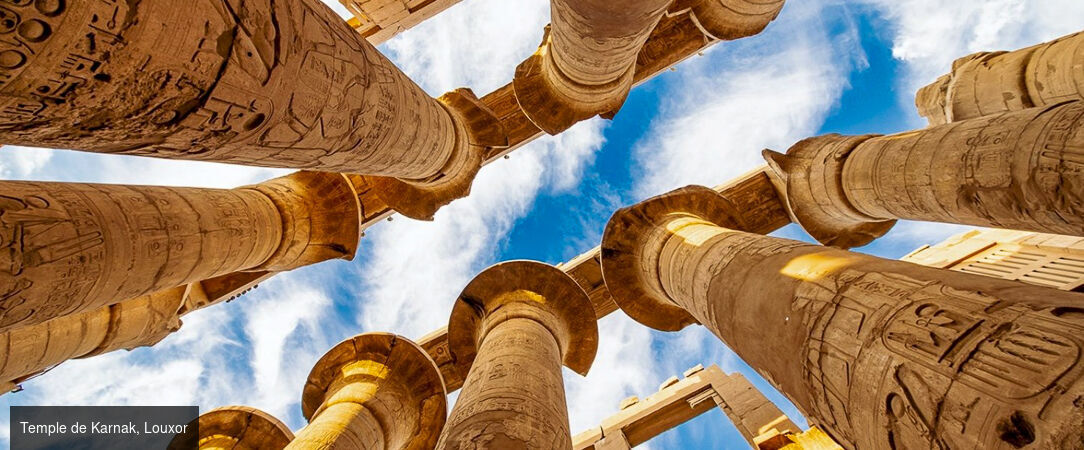 L'Égypte et la Mer Rouge - Circuit groupé de 11 nuits entre sites pharaoniques majeurs, croisière sur le Nil et séjour balnéaire en All Inclusive sur les plages de la mer Rouge. - Égypte : Le Caire, le Nil & Hurghada