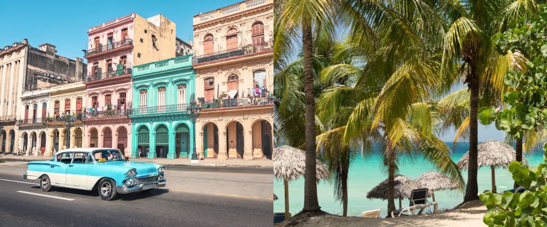 Plongée dans La Havane coloniale & Évasion à Cayo Santa María - Combiné de 9 à 12 nuits entre La Havane coloniale et l’ambiance suave et balnéaire de Cayo Santa María. - Cuba : La Havane & Cayo Santa María