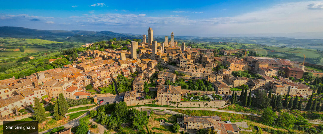 Échappée médiévale et saveurs toscanes - Autotour de 5 nuits, une escapade au cœur des paysages emblématiques de la Toscane. - Italie : San Gimignano, Sienne & Val d'Orcia