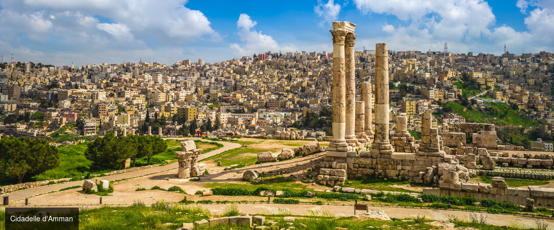 Paysages mythiques de la Jordanie - Circuit groupé de 7 nuits entre cités antiques, désert et rivages. - Jordanie : Amman, Pétra, Wadi Rum, Aqaba & Mer Morte