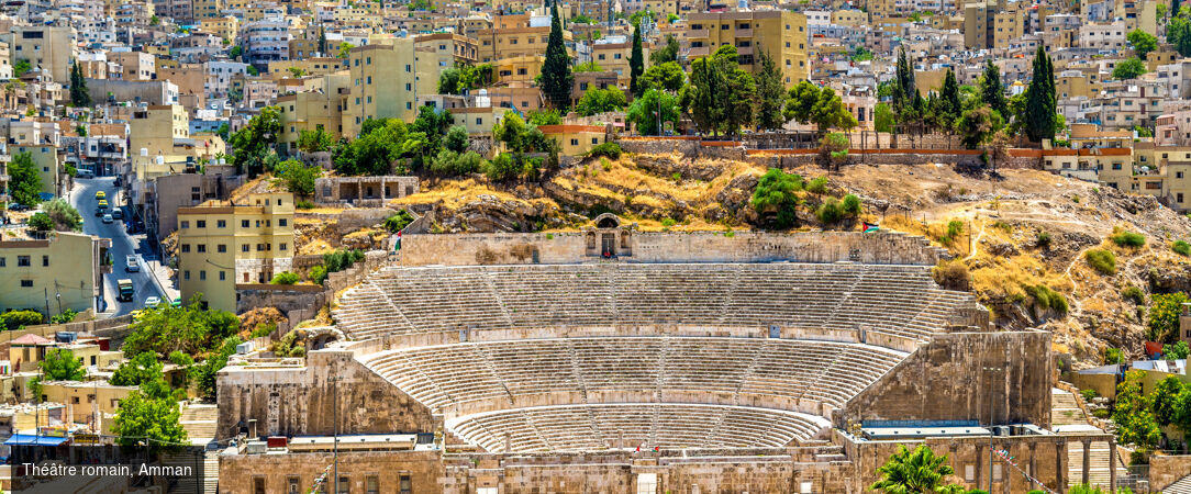 Paysages mythiques de la Jordanie - Circuit groupé de 7 nuits entre cités antiques, désert et rivages. - Jordanie : Amman, Pétra, Wadi Rum, Aqaba & Mer Morte