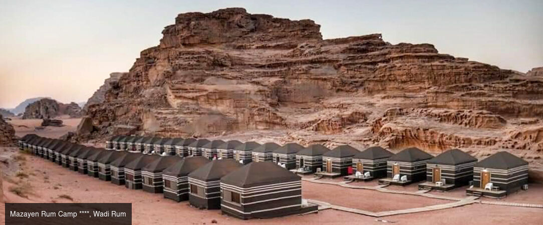 Paysages mythiques de la Jordanie - Circuit groupé de 7 nuits entre cités antiques, désert et rivages. - Jordanie : Amman, Pétra, Wadi Rum, Aqaba & Mer Morte