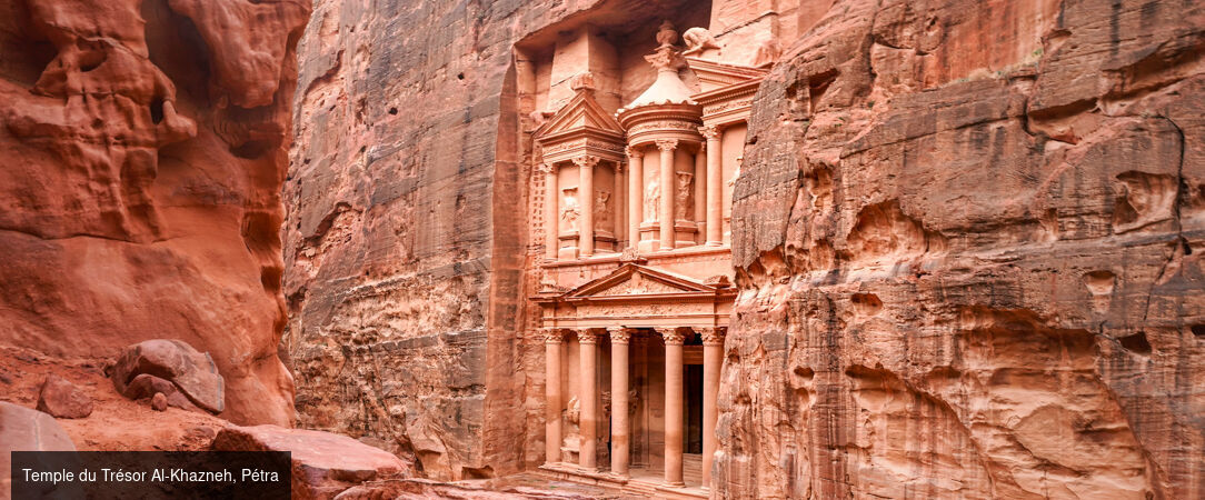 Paysages mythiques de la Jordanie - Circuit groupé de 7 nuits entre cités antiques, désert et rivages. - Jordanie : Amman, Pétra, Wadi Rum, Aqaba & Mer Morte