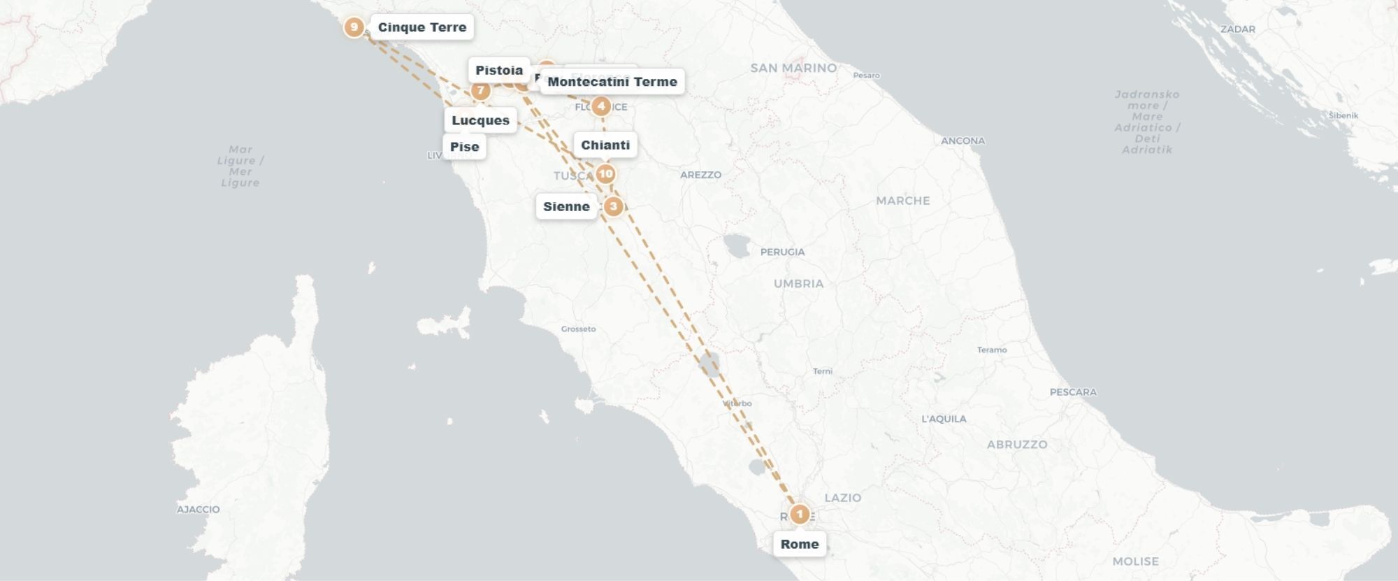 Trésors d’Italie : Toscane & Cinque Terre - Jet Tours Signature - Circuit de 7 nuits entre Florence, Sienne, Pise et les Cinque Terre, à la découverte des joyaux artistiques et des paysages emblématiques de la Toscane. - Italie : Toscane & Cinque Terre