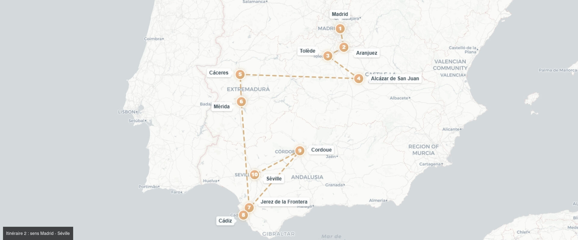 Le Train Al Andalus, joyau ferroviaire d’Espagne - Voyage en train de 6 nuits à bord de l’Al Ándalus, au fil des grandes cités historiques d’Andalousie et de Castille - Espagne : Andalousie & Castille