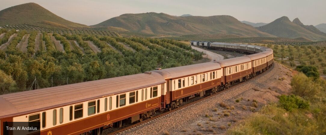 Le Train Al Andalus, joyau ferroviaire d’Espagne - Voyage en train de 6 nuits à bord de l’Al Ándalus, au fil des grandes cités historiques d’Andalousie et de Castille - Espagne : Andalousie & Castille