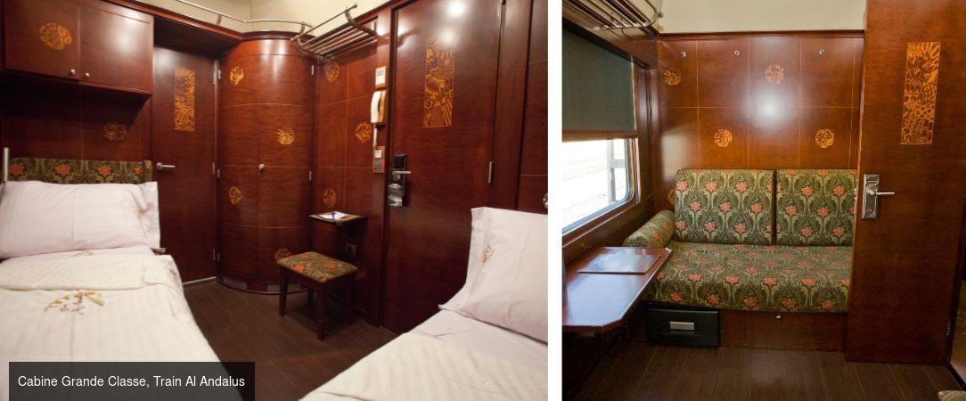 Le Train Al Andalus, joyau ferroviaire d’Espagne - Voyage en train de 6 nuits à bord de l’Al Ándalus, au fil des grandes cités historiques d’Andalousie et de Castille - Espagne : Andalousie & Castille
