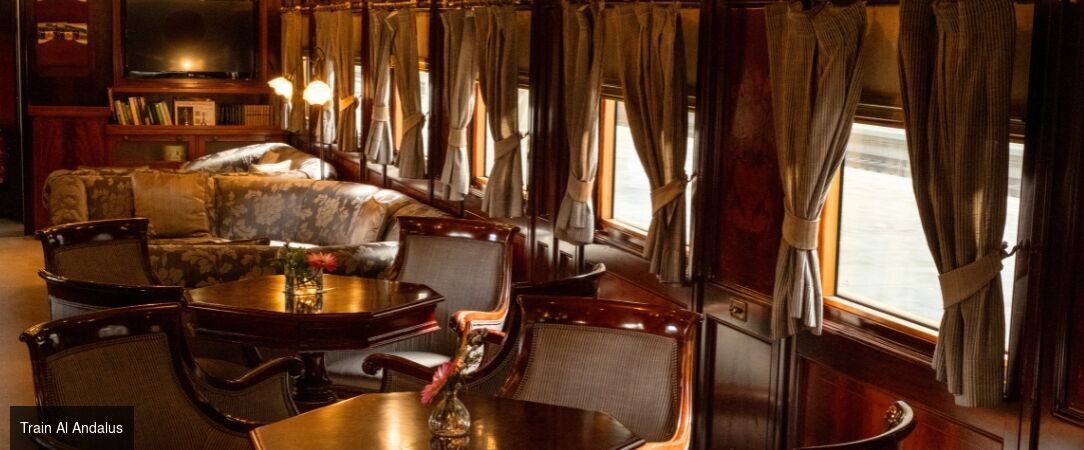 Le Train Al Andalus, joyau ferroviaire d’Espagne - Voyage en train de 6 nuits à bord de l’Al Ándalus, au fil des grandes cités historiques d’Andalousie et de Castille - Espagne : Andalousie & Castille