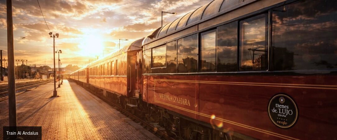 Le Train Al Andalus, joyau ferroviaire d’Espagne - Voyage en train de 6 nuits à bord de l’Al Ándalus, au fil des grandes cités historiques d’Andalousie et de Castille - Espagne : Andalousie & Castille