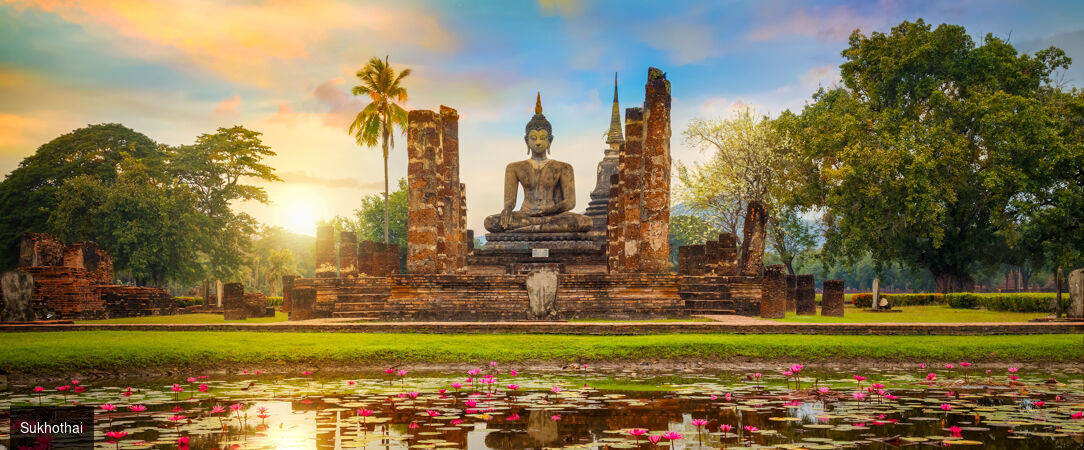 Essence de Thaïlande & rivages de Khao Lak - Circuit de 12 ou 14 nuits en Thaïlande, entre les sites majeurs du royaume, les traditions du Nord et un séjour balnéaire sur la côte de la mer d’Andaman. - Thaïlande : Bangkok, Nord & mer d’Andaman